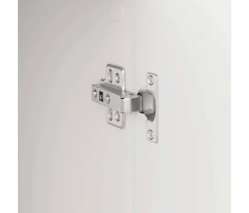 Galds Ar Uzglabāšanu Ar Plauktu 2 Pcs Balts 102 X 50 X 124 Cm Vidaxl