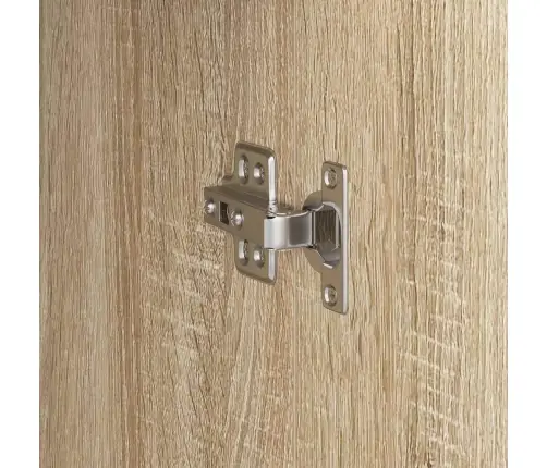 Galds Ar Uzglabāšanu 2 Pcs Sonoma Ozols 102 X 50 X 124 Cm Vidaxl