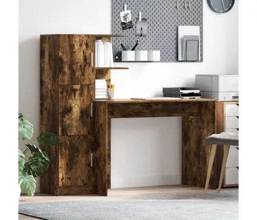 Laud 2 Pcs Suitsetatud Tamm