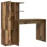 Galds Ar Uzglabāšanu 2 Pcs Vecs Koks 102 X 50 X 124 Cm Vidaxl