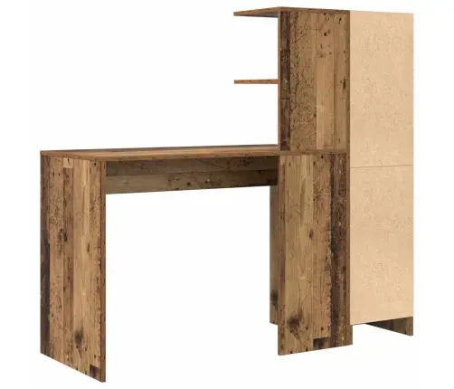 Galds Ar Uzglabāšanu 2 Pcs Vecs Koks 102 X 50 X 124 Cm Vidaxl
