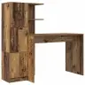 Galds Ar Uzglabāšanu 2 Pcs Vecs Koks 102 X 50 X 124 Cm Vidaxl