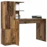 Galds Ar Uzglabāšanu 2 Pcs Vecs Koks 102 X 50 X 124 Cm Vidaxl