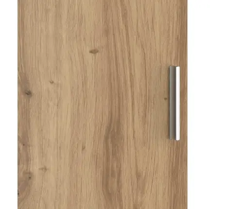 Galds Ar Uzglabāšanu 2 Pcs Amatnieku Ozola 102 X 50 X 124 Cm Vidaxl