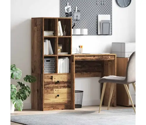 Galds Ar Uzglabāšanu Vecs Koks Inženierijas Koks Vidaxl