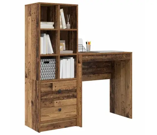 Galds Ar Uzglabāšanu Vecs Koks Inženierijas Koks Vidaxl