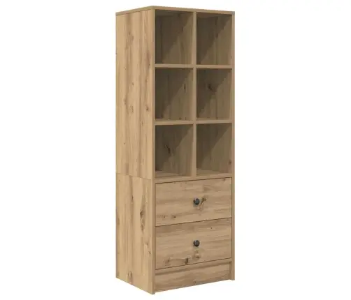 Stalas Su Saugojimo Vieta 2 Pcs Artisano Ąžuolo 70 X 40 X 76 Cm