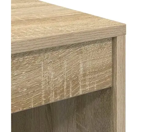 Laud Koos Hoiuruumiga 2 Pcs Sonoma Tamm 80 X 40 X 76 Cm