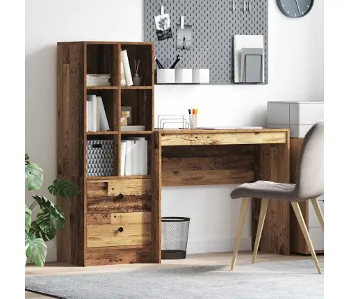 Uzglabāšanas Galds Vecais Koks Inženierijas Koks Vidaxl