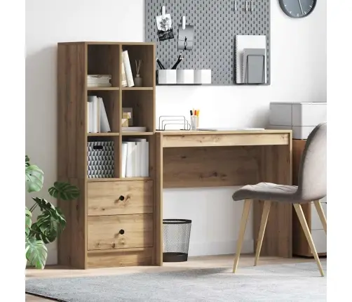 Galds Ar Uzglabāšanu Artisan Ozols Inženierijas Koks Vidaxl
