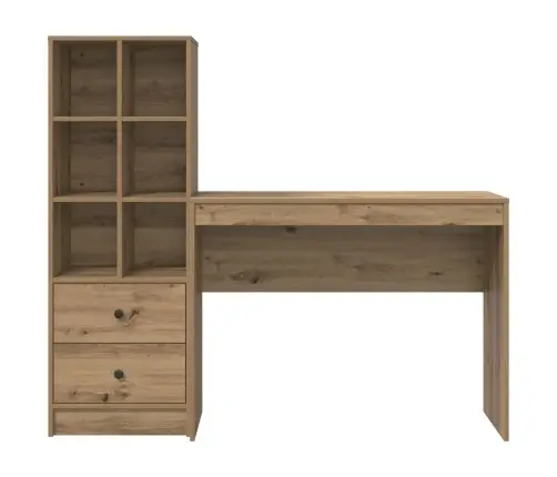 Galds Ar Uzglabāšanu 2 Pcs Amatnieku Ozola 100 X 40 X 76 Cm Vidaxl