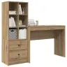 Galds Ar Uzglabāšanu 2 Pcs Amatnieku Ozola 100 X 40 X 76 Cm Vidaxl