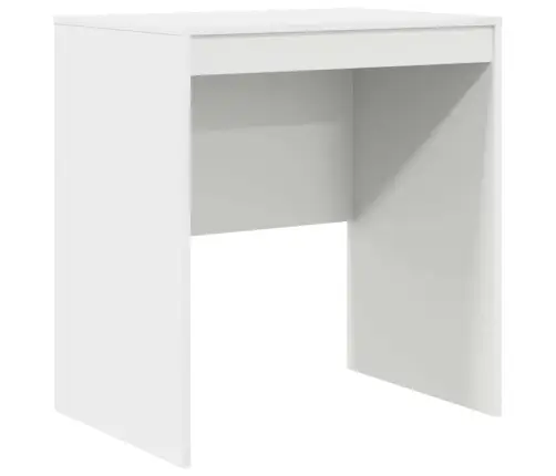 Galds Ar Uzglabāšanu Balta Inženiertehniskā Koksne Vidaxl