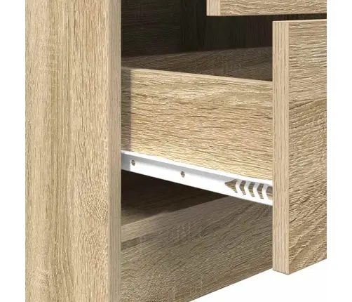 Laud Sahtliga 2 Pcs Sonoma Tamm