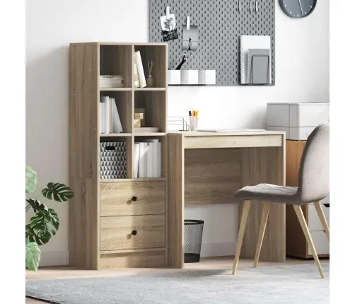 Laud Sahtliga 2 Pcs Sonoma Tamm