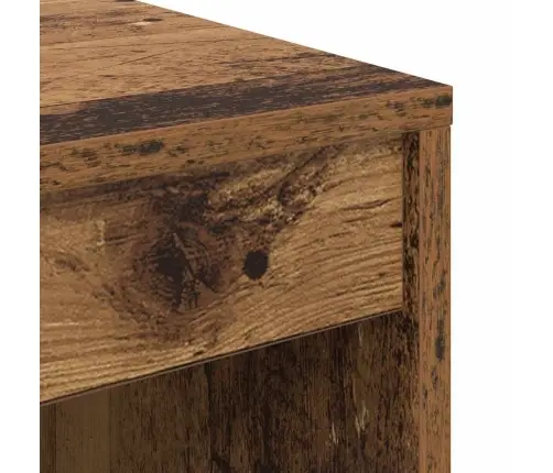 Laud Koos Hoiuruumiga Sahtliga 2 Pcs Vana Puit Tehispuit