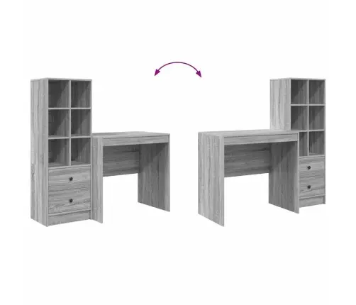 Uzglabāšanas Galds Pelēks Sonoma Inženierijas Koks Vidaxl Uzglabāšanas Galds Pelēks Sonoma Inženierijas Koks Vidaxl