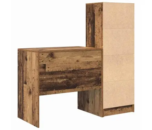 Galds Ar Uzglabāšanu Vecs Koks Inženierijas Koks Vidaxl