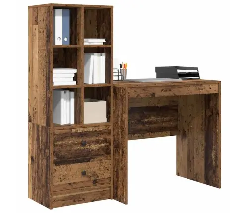 Galds Ar Uzglabāšanu Vecs Koks Inženierijas Koks Vidaxl