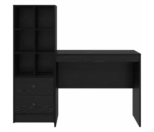 Laud Sahtliga 2 Pcs Must Tamm