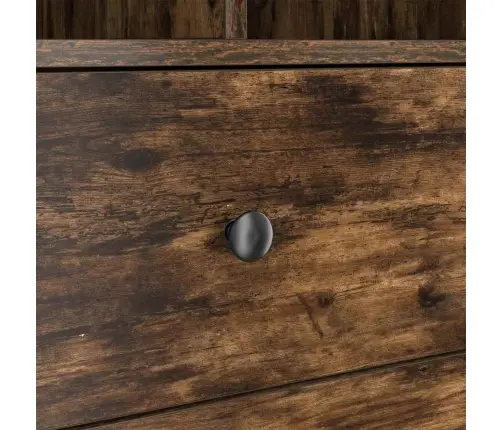 Galds Ar Uzglabāšanu Dūmota Ozola Inženierijas Koks Vidaxl Galds Ar Uzglabāšanu Dūmota Ozola Inženierijas Koks Vidaxl