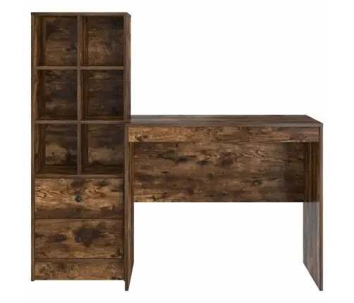 Galds Ar Uzglabāšanu Dūmota Ozola Inženierijas Koks Vidaxl Galds Ar Uzglabāšanu Dūmota Ozola Inženierijas Koks Vidaxl