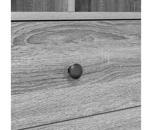 Galds Ar Uzglabāšanu Pelēkā Sonoma Vidaxl