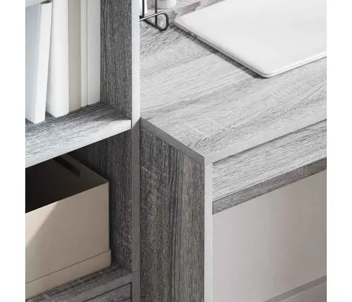 Galds Ar Uzglabāšanu Pelēkā Sonoma Vidaxl