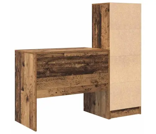 Galds Ar Uzglabāšanu Vecs Koks Inženierijas Koks Vidaxl