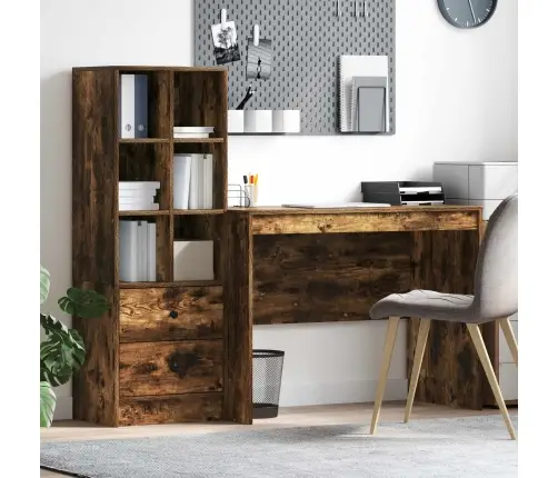 Laud Sahtliga 2 Pcs Suitsetatud Tamm