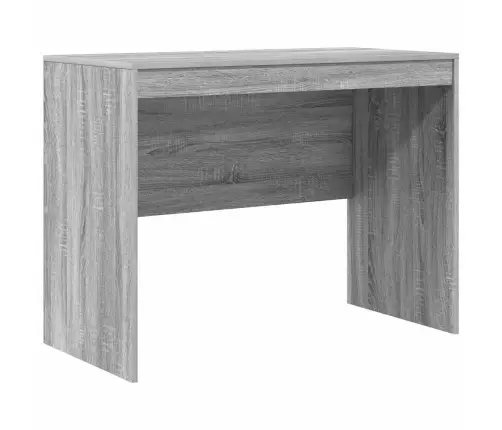 Stalas Su Saugojimo Vieta Su Stalčių 2 Pcs Pilka Sonoma Ąžuolo