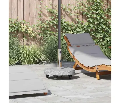 Saulessarga Pamatne Pelēka 45 X 45 X 45 Cm Granīts Vidaxl