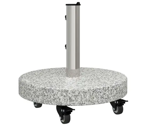 Saulessarga Pamatne Pelēka 45 X 45 X 45 Cm Granīts Vidaxl