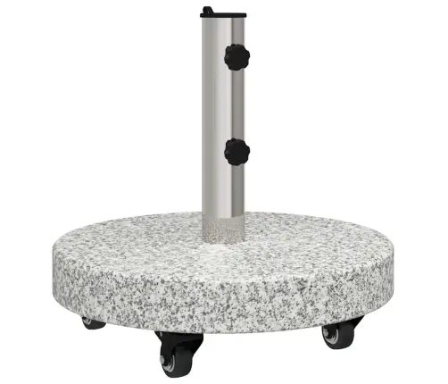 Saulessarga Pamatne Pelēka 45 X 45 X 45 Cm Granīts Vidaxl