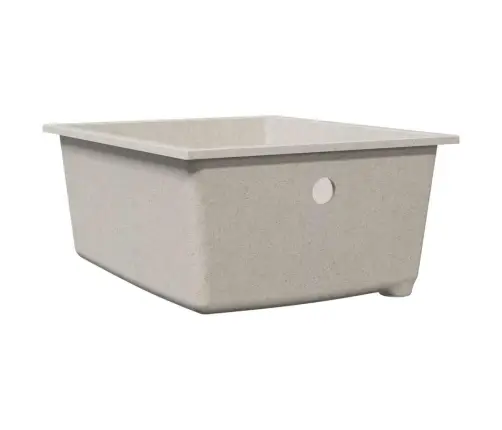 Virtuves Izlietne Bēša Granīta Vidaxl