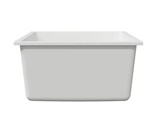 Virtuves Izlietne No Baltā Granīta Vidaxl