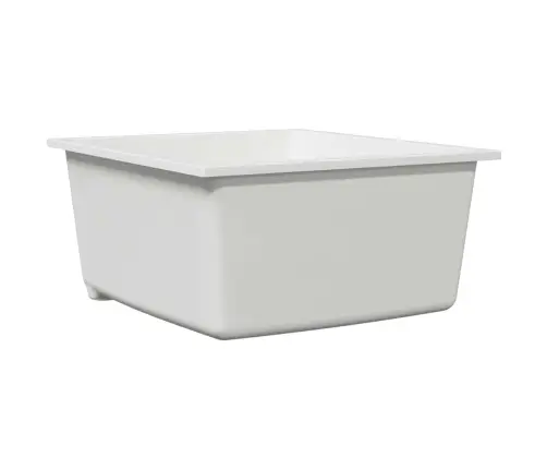 Virtuves Izlietne No Baltā Granīta Vidaxl