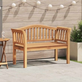 Dārza Sols Brūna 120 X 53.5 X 85 Cm Masīvs Tīkkoks Vidaxl