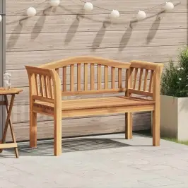 Dārza Sols Brūna 120 X 53.5 X 85 Cm Masīvs Tīkkoks Vidaxl