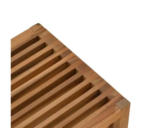 Dārza Sānu Galds 50X32.5X35 Cm Masīvs Koks Tīkoks Vidaxl