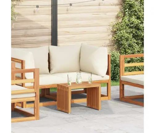 Dārza Sānu Galds 50X32.5X35 Cm Masīvs Koks Tīkoks Vidaxl