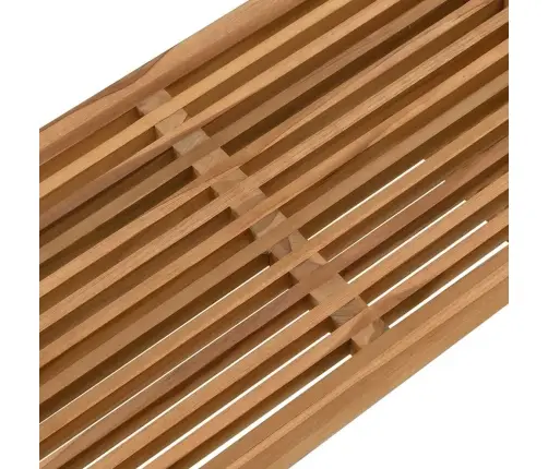 Sodo Šoninis Stalas Ruda 70 X 37.5 X 35.5 Cm Tikmedžio Masyvas