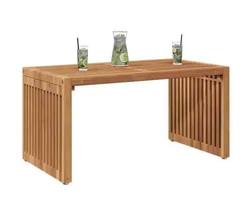 Sodo Šoninis Stalas Ruda 70 X 37.5 X 35.5 Cm Tikmedžio Masyvas