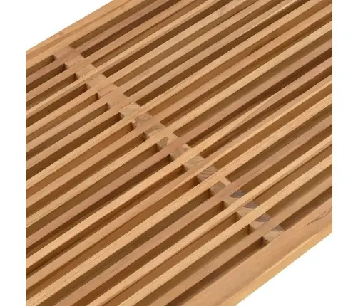 Dārza Pusgalds 110X55X35.5 Cm Masīvs Koks Tīkkoks Vidaxl