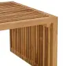Dārza Pusgalds 110X55X35.5 Cm Masīvs Koks Tīkkoks Vidaxl