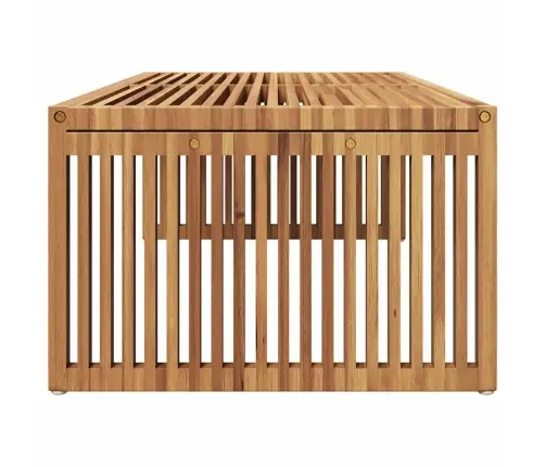 Dārza Pusgalds 110X55X35.5 Cm Masīvs Koks Tīkkoks Vidaxl