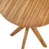 Bistroolaud Pruun 70 X 70 X 75 Cm Tugev Tiikpuu