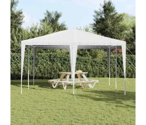 Pidutelgid Valge 400 X 400 X 266 Cm Polüetüleen Ja Teras