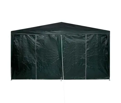 Ballīšu Telts Ar 8 Sānu Sienām Zaļā Krāsā 4X4 M Pe Vidaxl