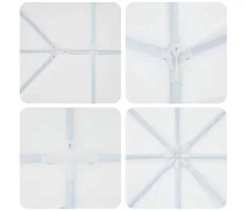 Pidutelgid Valge 600 X 400 X 266 Cm Polüetüleen Ja Teras